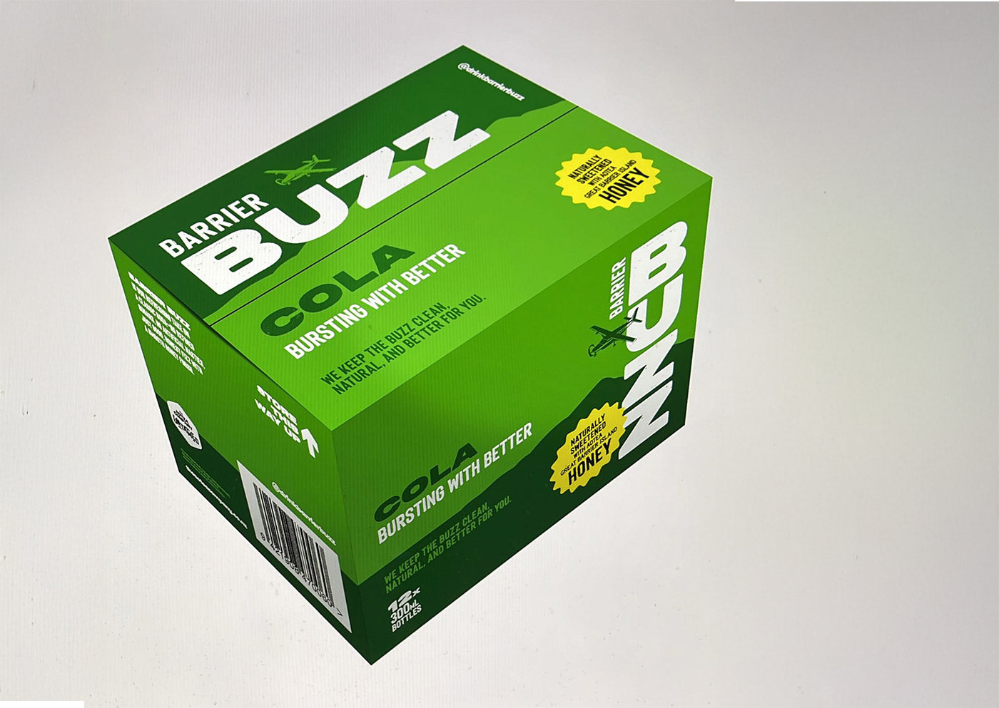 Barrier Buzz - Cola - $3.75 each - sold in Box of 12