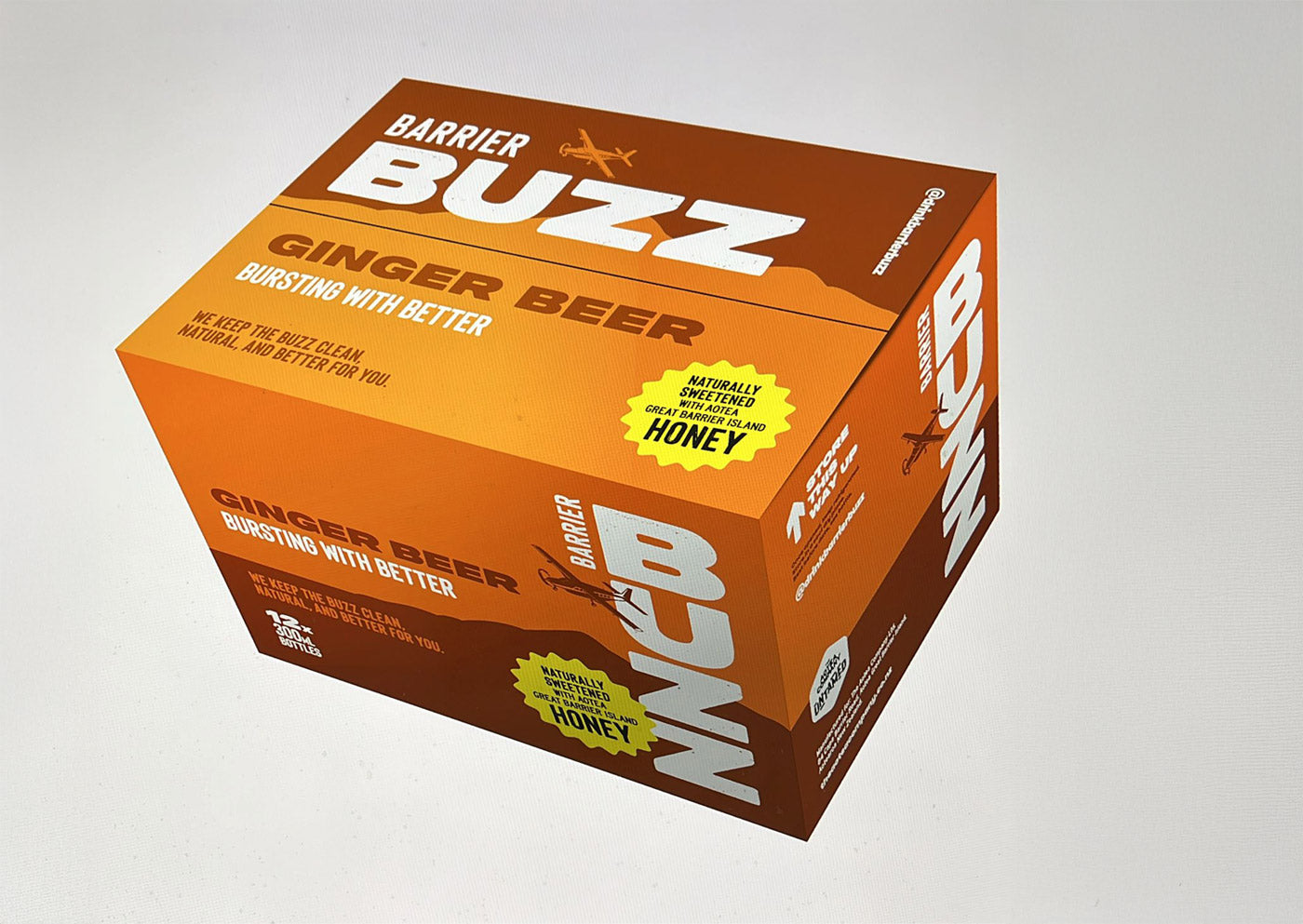 Barrier Buzz - Ginger Beer - $3.75 each - sold in Box of 12